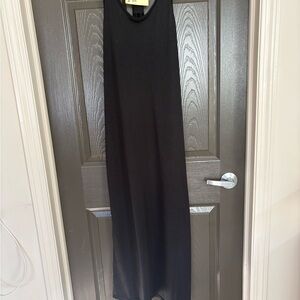 Black Sleeveless Maxi Dress - Classic Tank Style